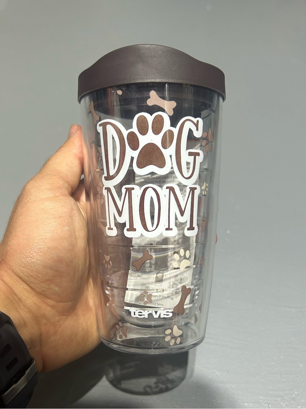 (NEW) Tervis Dog Mom 16 oz. Tumbler with Lid